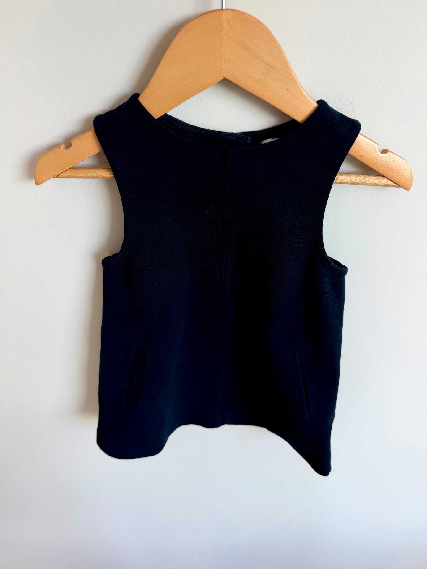 Navy Tank Pocket Dress / 12-18m