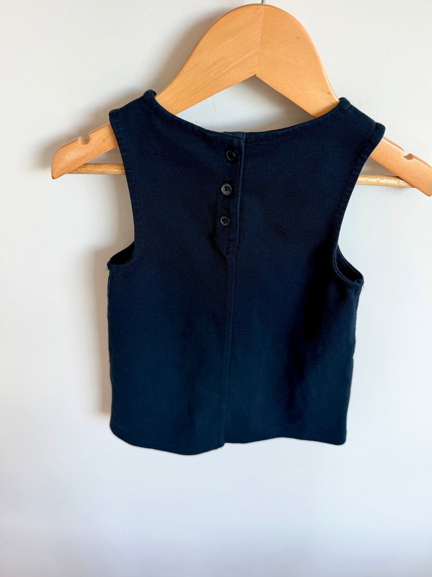 Navy Tank Pocket Dress / 12-18m
