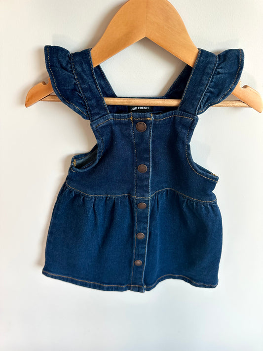 Jean Overall Dress / 12-18m