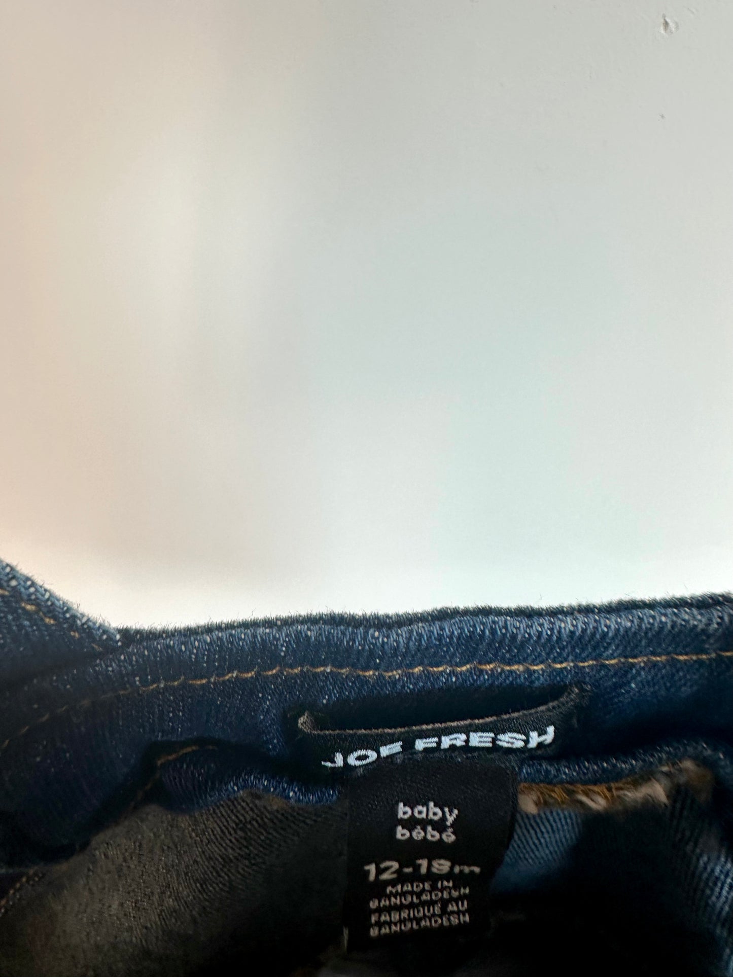 Jean Overall Dress / 12-18m