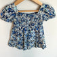 Gap Blue Floral Dress / 12-18m