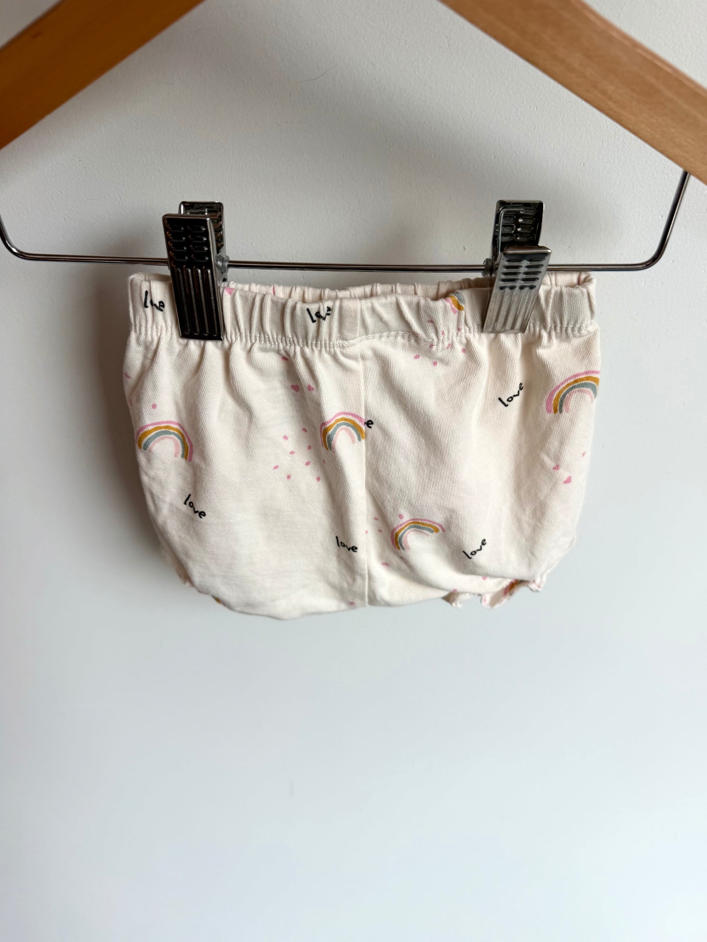 H&M Rainbow Love Bubble Shorts / 1-2m