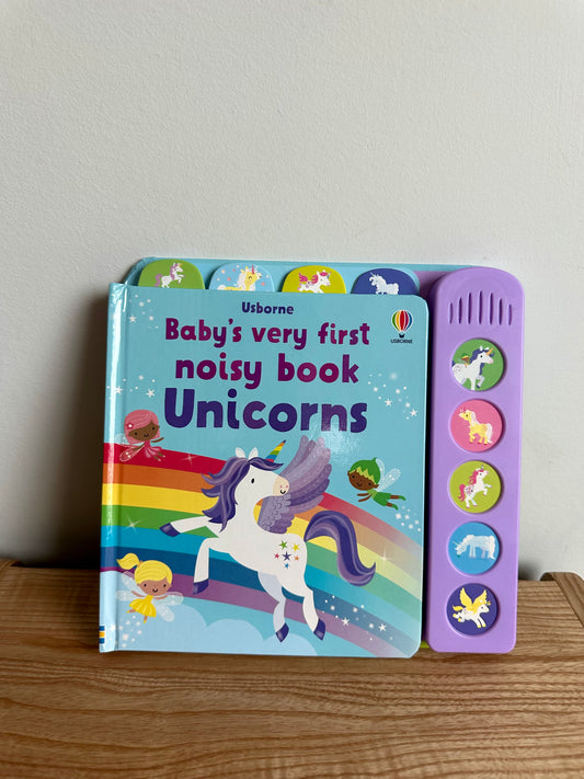 Baby's Noisy Book Unicorns / 0-2 years (No Shipping)