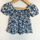 Gap Blue Floral Dress / 12-18m
