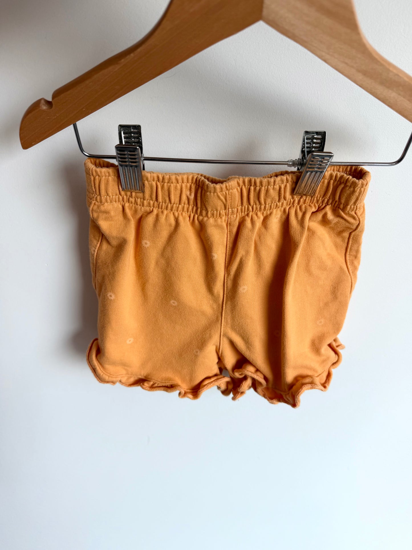 Orange Flower Shorts / 3T