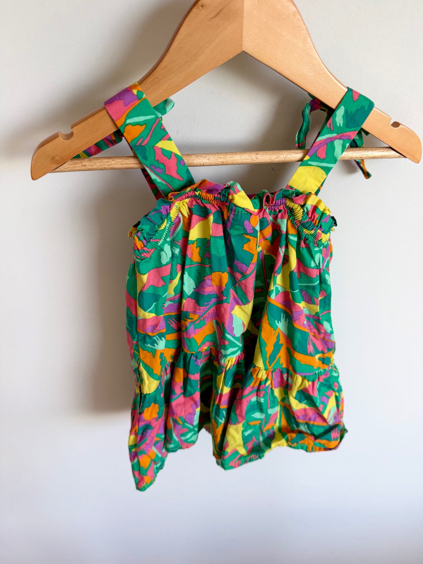 Colorful Shapes Pocket Dress / 12m