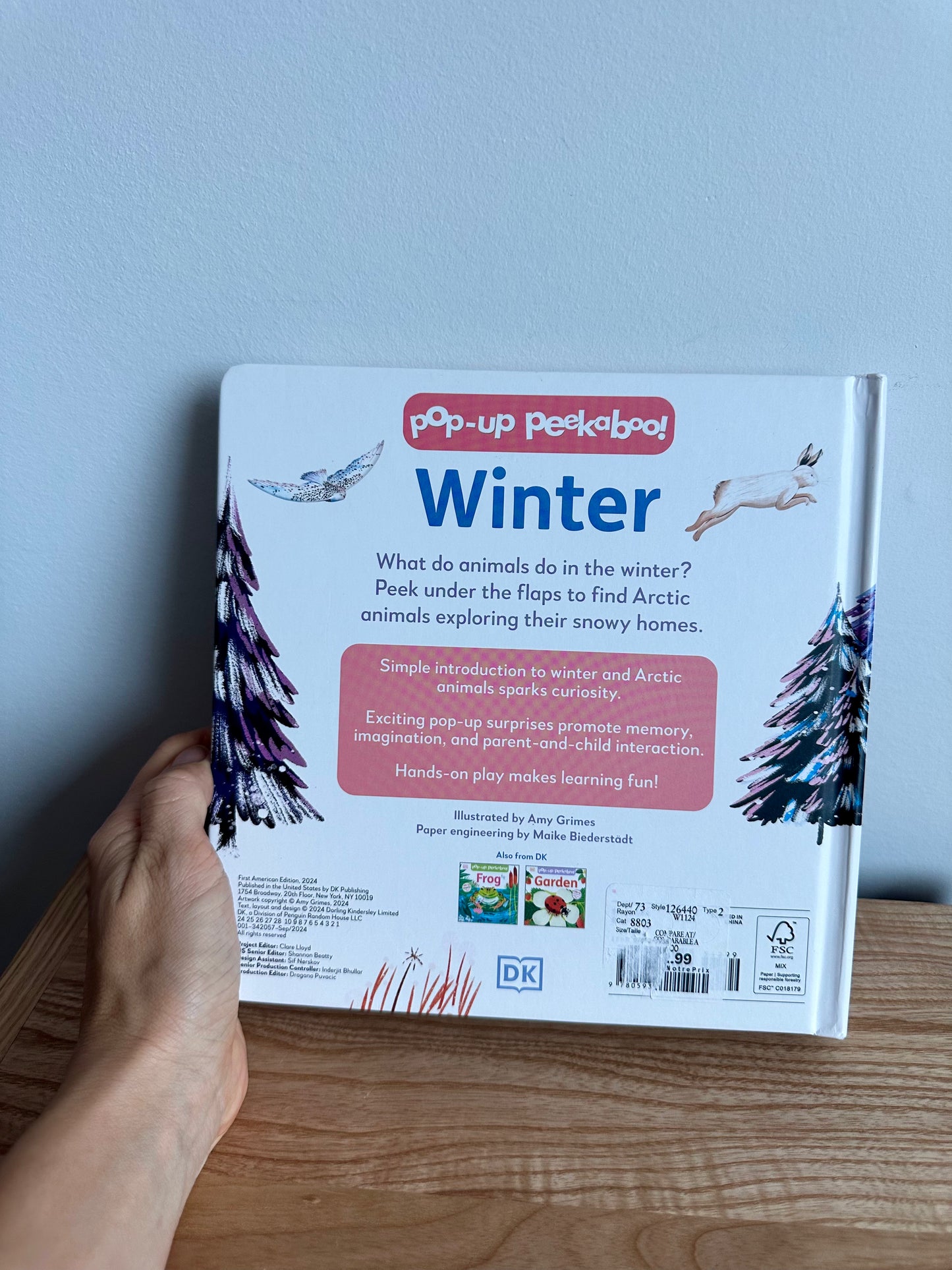Pop Up Winter Book / 0-3 years (No Shipping)