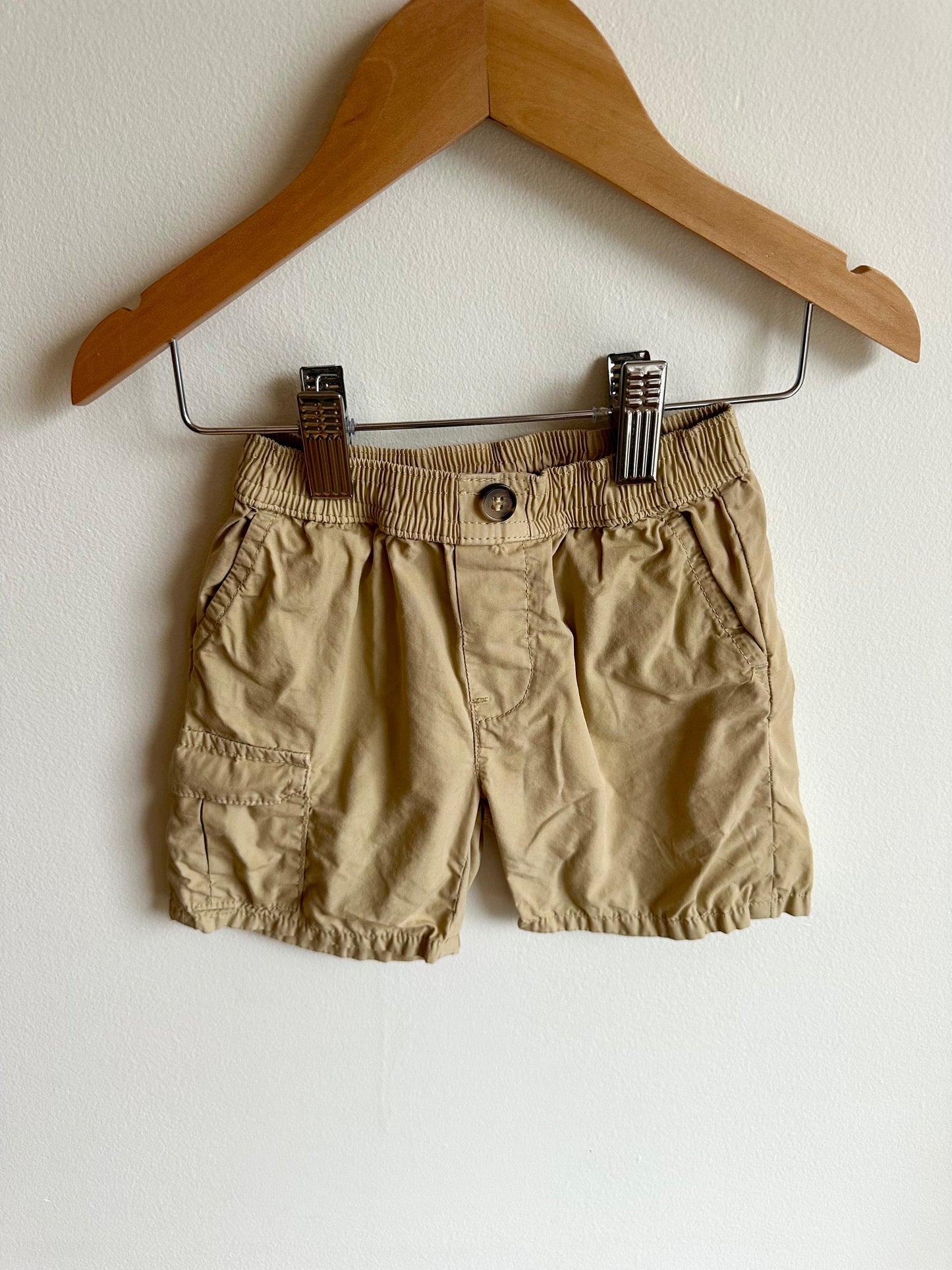 Zara Tan Cargo Shorts / 18-24m