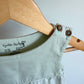 Moss Green Striped Dress / 12m