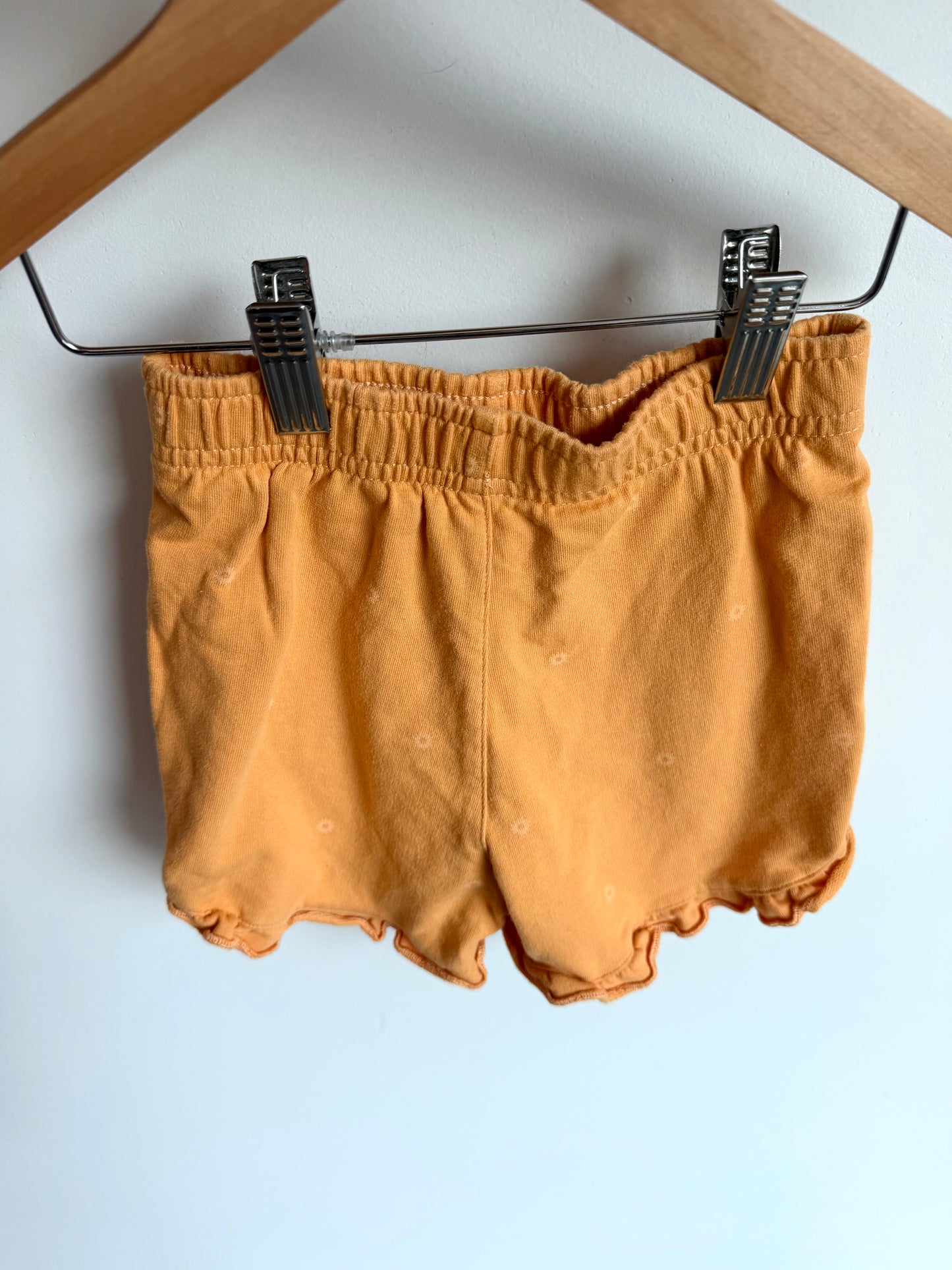 Orange Flower Shorts / 3T