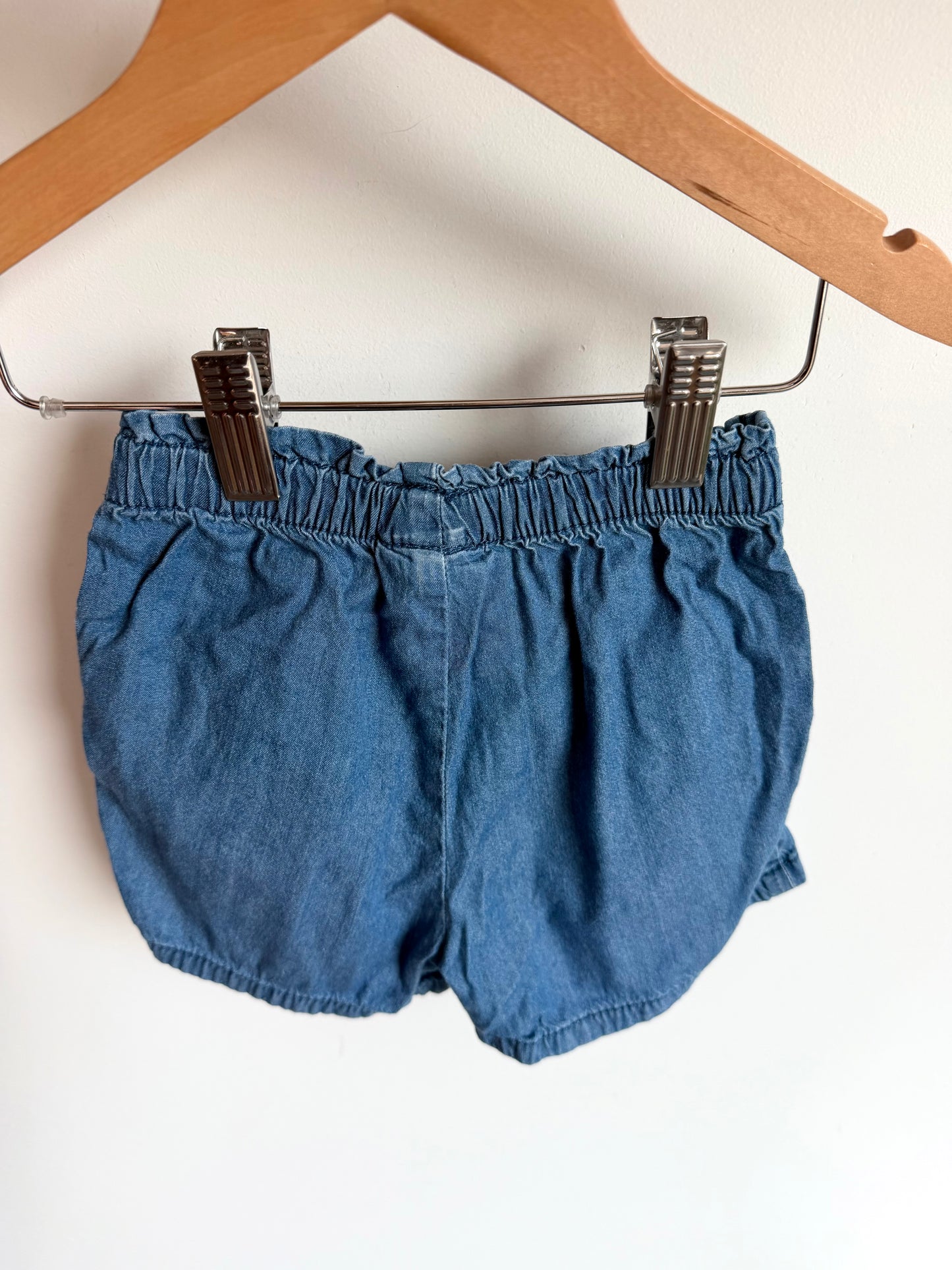 Chambray Pocket Shorts / 3T
