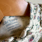 Floral Ruffle Shoulder Footed Sleeper / Preemie