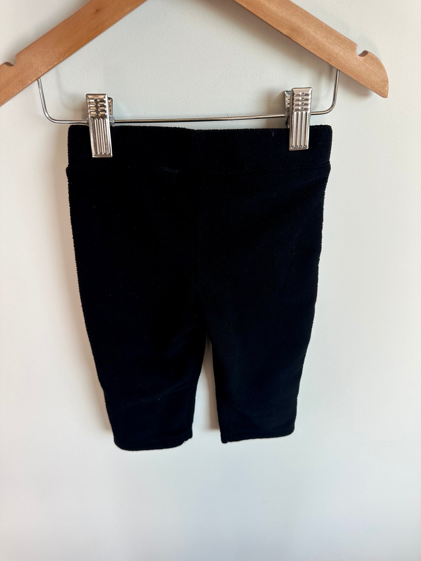 Black Fleece Pants / 18-24m
