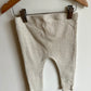 Organic Grey Ribbed Pants / 18-24m