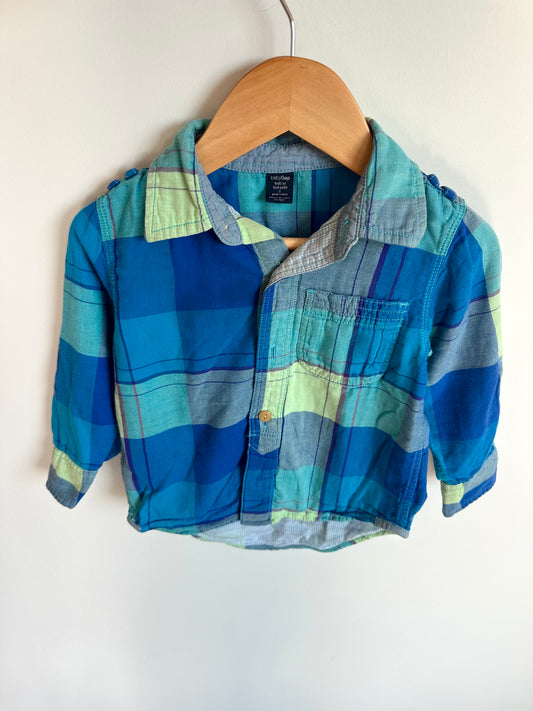 Bright Plaid Dress T-shirt / 2T
