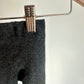 H&M Charcoal Rib Baby Tights  / 2-6m