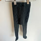 H&M Charcoal Rib Baby Tights  / 2-6m