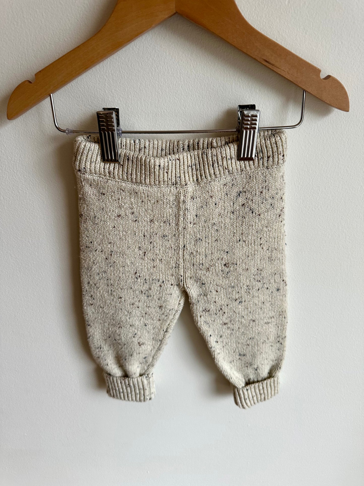 Thick Knit Speckled Pants / 6-12m