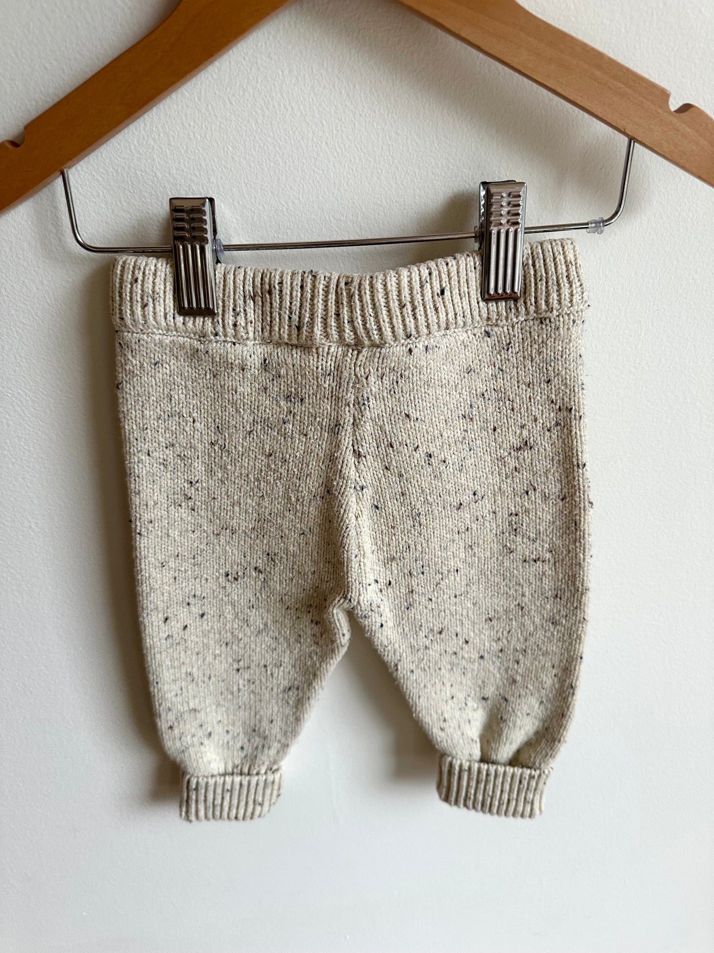 Thick Knit Speckled Pants / 6-12m