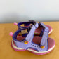 Purple Flower Sandals / Size 6 toddler