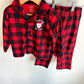 Santa's Helper PJ Top + Bottoms Set / 3T