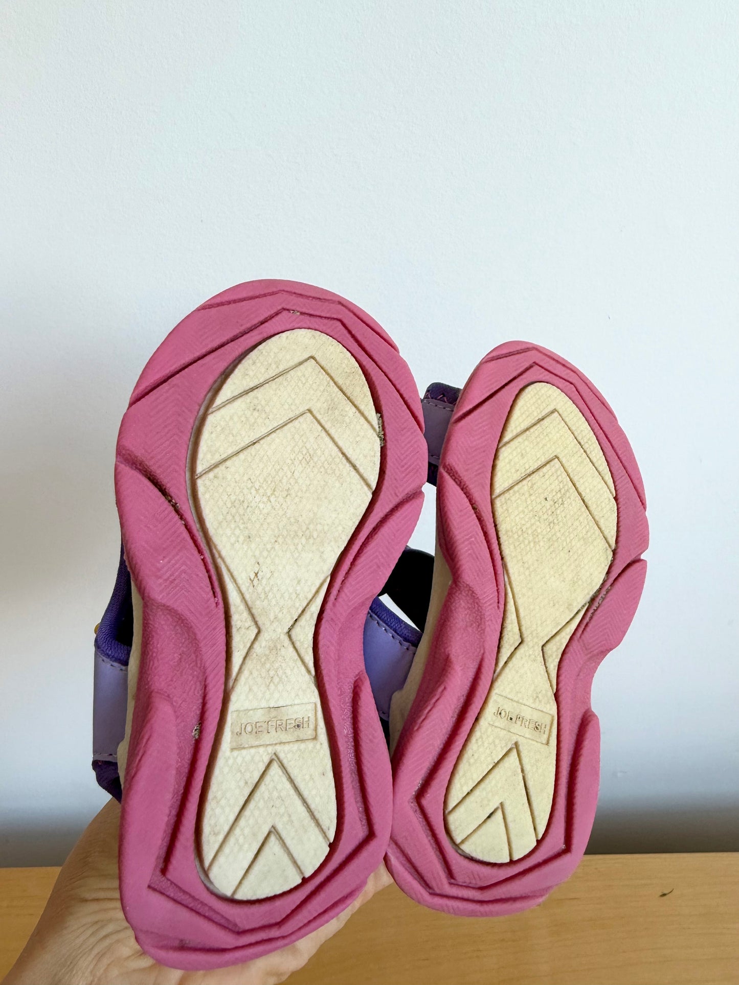 Purple Flower Sandals / Size 6 toddler