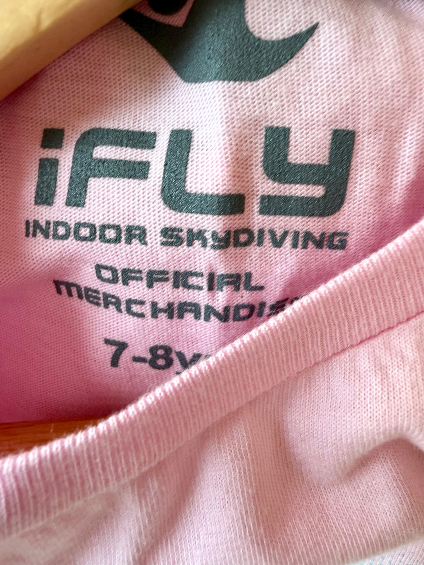 iFly Pink T-Shirt / 7-8 years