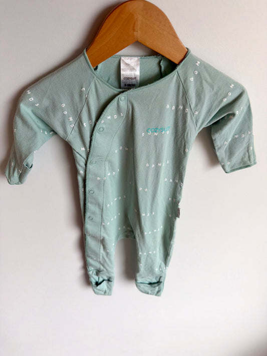 Bonds Teal Cozysuit Sleeper / 0-3m (Size 000)