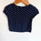 Polka Dot Navy Top / 3T