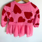 Pink Heart + Tulle Dress / 18m