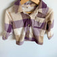 Purple Plaid Shacket / 18m