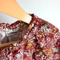 Lace Sleeve Detail Floral Top / 3-4T