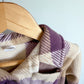 Purple Plaid Shacket / 18m