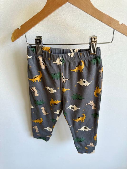 Dino Pattern Slate Pants / 12m