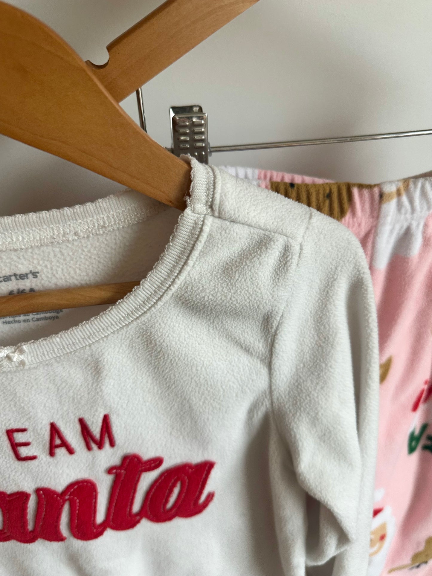 Team Santa Top + Pants PJ Top / 6 years