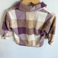 Purple Plaid Shacket / 18m