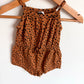 Rust Dot Romper / 0-3m