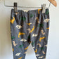 Dino Pattern Slate Pants / 12m