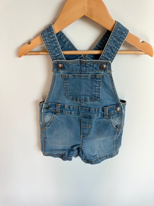 Denim Pocket Overalls / 6-12m