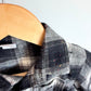 Grey Speckled Button Up / 12-18m