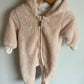 H&M Pink Heart Bunting Suit / 3-6m