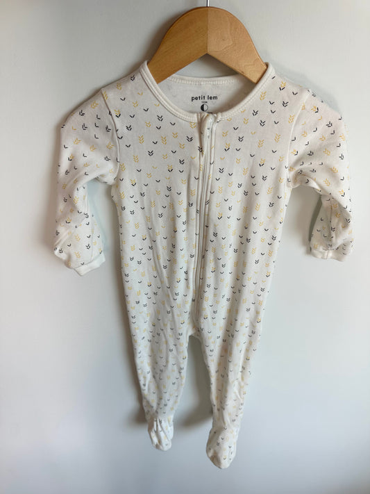 Petit Lem Patterned Sleeper / 12m