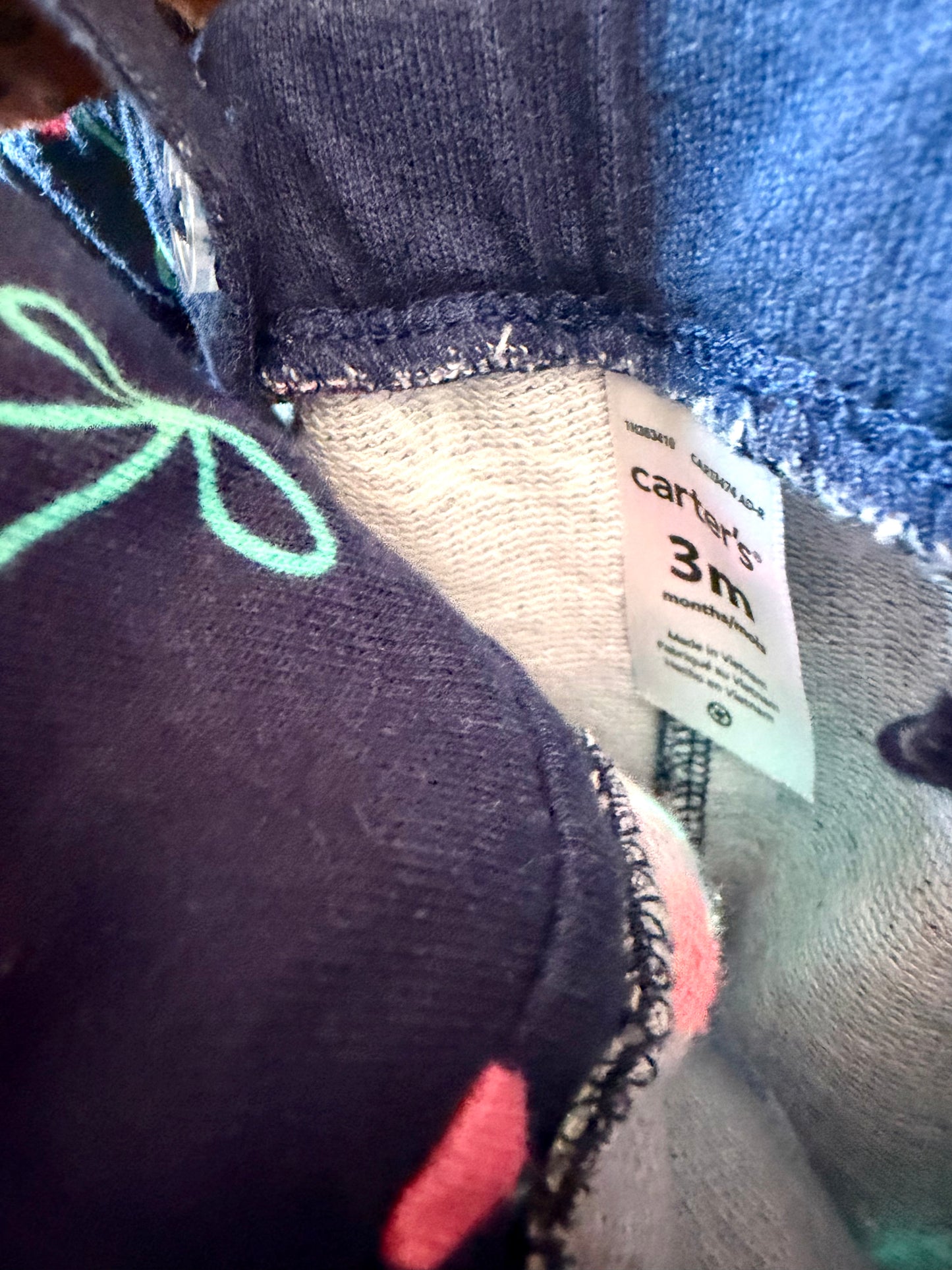 Cherry Navy Overalls / 3m