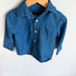 Chambray Long Sleeve Button Up / 18m