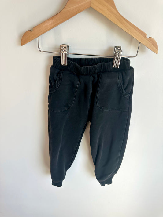 Jan & Jul Black Joggers / 2T