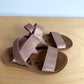 Sparkly Pink Strap Sandals / Size 7 Toddler