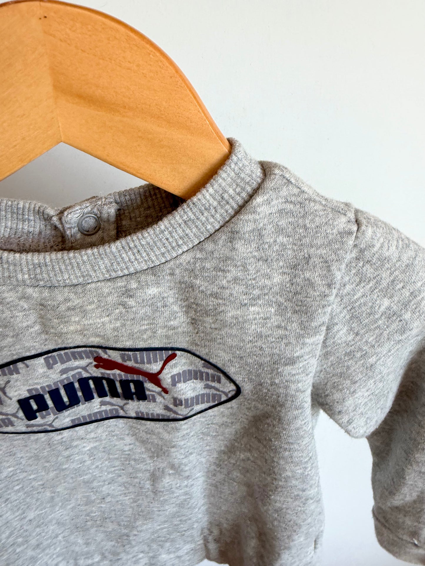 Puma Grey Crewneck / 12-18m