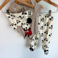 Mickey Mouse 3 piece Bodysuit, Pants and Toque Set / 6-9m