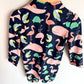 Long Sleeve Whale and Friends Swimsuit / 3T