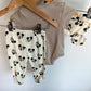 Mickey Mouse 3 piece Bodysuit, Pants and Toque Set / 6-9m